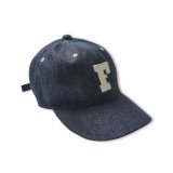 FULLCOUNT 6Panel Denim Baseball Cap 'F' Patch / Indigo Blue