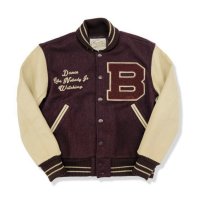 Brown’ s Beach Varsity Jacket (30th Anniversary Item) / Brgundy