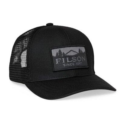 画像1: FILSON LOGGER MESH CAP / Black