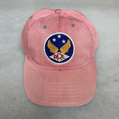 画像1: RRL Truker Cap-Red