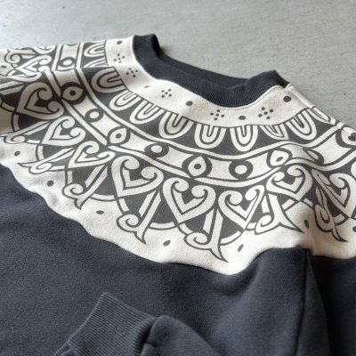 画像3: FULLCOUNT Tribal Pattern Sweatshirts / Black