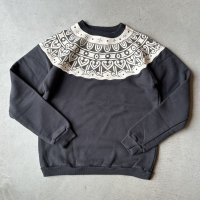 FULLCOUNT Tribal Pattern Sweatshirts / Black