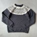 画像1: FULLCOUNT Tribal Pattern Sweatshirts / Black (1)