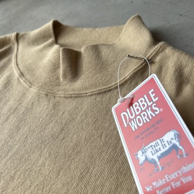 画像2: Dubble Works モックネックTシャツ / Egg
