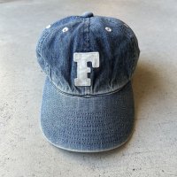 FULLCOUNT 6843HW 6Panel Denim Baseball Cap 'F' Patch / Vintage Blue