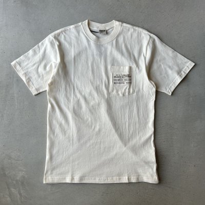 画像1: FILSON TEE-ポケット刺繍 / WHITE