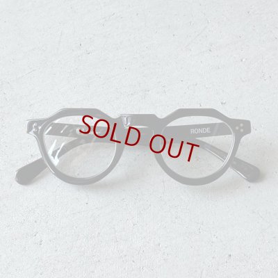 画像1: Harman Opticla Co "RONDE" Black×Clear