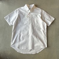SERO ボタンダウンプルオーバー半袖シャツ / ホワイトオックスフォード