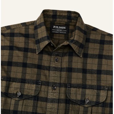 画像2: FILSON ALASKAN GUIDE SHIRT /  Otter Green×Black