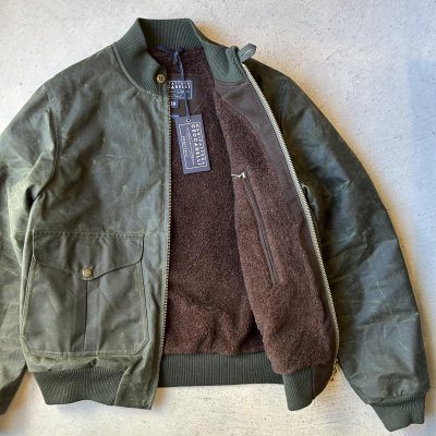 画像2: Manifattura Ceccarelli "NEW BOMBER" / OLIVE WX