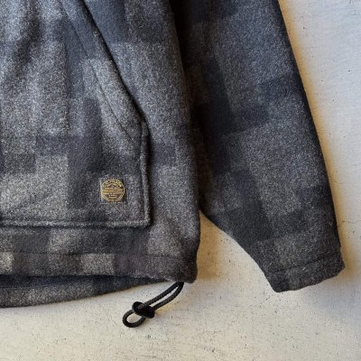 画像3: FILSON MACKINAW WOOL ANORAK /  Charcoal＆Black Square Plaid