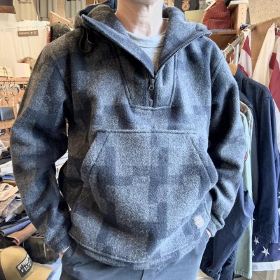 画像4: FILSON MACKINAW WOOL ANORAK /  Charcoal＆Black Square Plaid