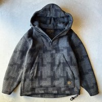 FILSON MACKINAW WOOL ANORAK /  Charcoal＆Black Square Plaid