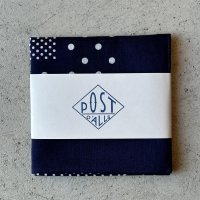 Post O'Aalls Bandana / Navyl×White