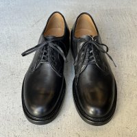 WHEEL ROBE / 15066 PLAIN TOE BLUCHER / BLACKCHROMEXCEL