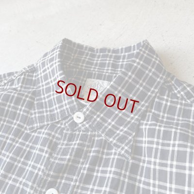 画像3: Post O'Alls #1206 No.6 Shirt S/S : Seersucker Navy Plaid
