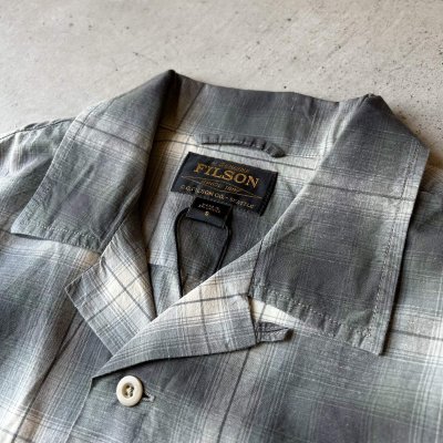 画像3: FILSON GREENWOOD SHORT SLEEVE CAMP SHIRT  /  Olive / Beige Ombre