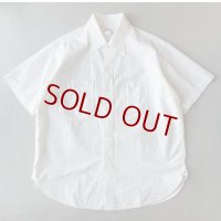Post O'Alls #1206 No.6 Shirt S/S : Seersucker White