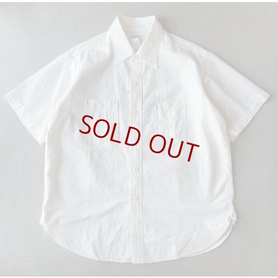 画像1: Post O'Alls #1206 No.6 Shirt S/S : Seersucker White