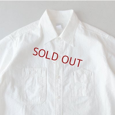 画像2: Post O'Alls #1206 No.6 Shirt S/S : Seersucker White
