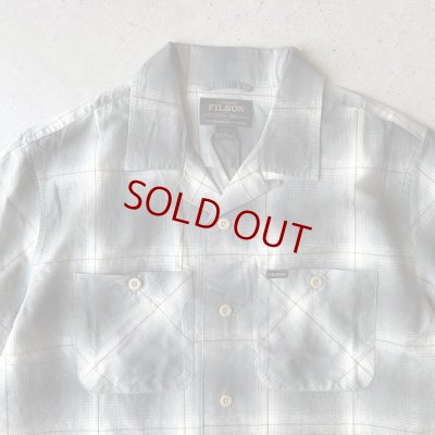 画像2: FILSON GREENWOOD SHORT SLEEVE CAMP SHIRT  /  Olive / Beige Ombre