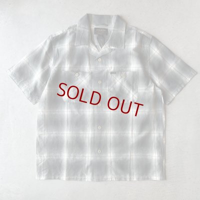 画像1: FILSON GREENWOOD SHORT SLEEVE CAMP SHIRT  /  Olive / Beige Ombre