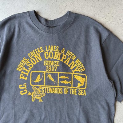 画像2: FILSON Frontier Graphic Tee / Blue Grey