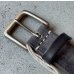 画像3: FULLCOUNT Wild Leather Narrow Belt / Black (3)