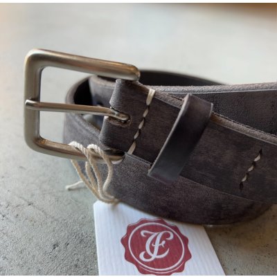 画像4: FULLCOUNT Wild Leather Narrow Belt / Black
