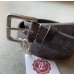 画像4: FULLCOUNT Wild Leather Narrow Belt / Black (4)