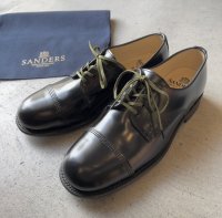 SANDERS 2545B B.G.S. DERBY SHOE / BLACK 
