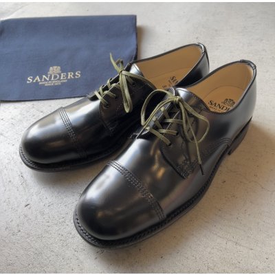 画像1: SANDERS 2545B B.G.S. DERBY SHOE / BLACK 