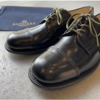 画像2: SANDERS 2545B B.G.S. DERBY SHOE / BLACK 