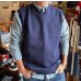 画像4: BARBARIAN RUGBY WEAR ベスト / Navy (4)