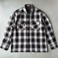 GYPSY&SONS OMBRE CHECK SHIRTS / OFF・BLACK