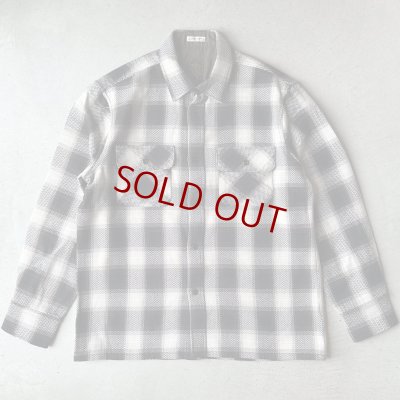 画像1: GYPSY&SONS OMBRE CHECK SHIRTS / OFF・BLACK