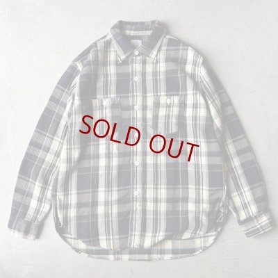 画像1: Post O'Alls St.Louis : Cotton Flannel Plaid Grey