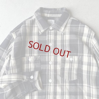 画像2: Post O'Alls St.Louis : Cotton Flannel Plaid Grey