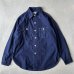 画像1: Post O'Alls St.Louis : Indigo Flannel Indigo  (1)