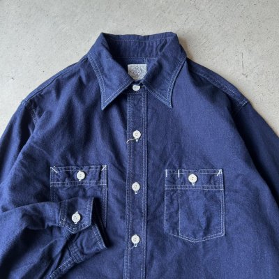 画像2: Post O'Alls St.Louis : Indigo Flannel Indigo 