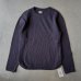 画像1: FULLCOUNT  Heavyweight Waffle Longsleeve T Shirt / Navy (1)