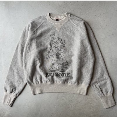 画像1: GYPSY&SONS 80 Sweat V Crew Episode / Grey
