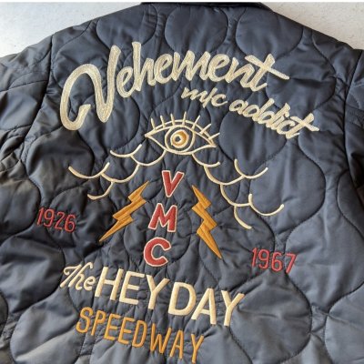 画像4: GYPSY&SONS VMC Quilted Coach Jacket / BLACK