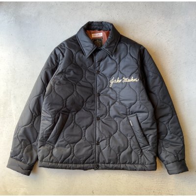 画像1: GYPSY&SONS VMC Quilted Coach Jacket / BLACK