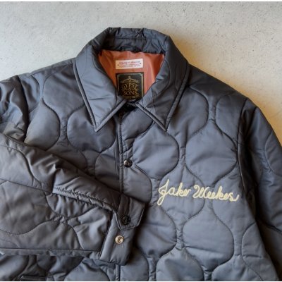 画像3: GYPSY&SONS VMC Quilted Coach Jacket / BLACK