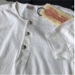 画像4: LEON別注×Stevenson Overall Co-ヘンリーネックTシャツ-White (4)