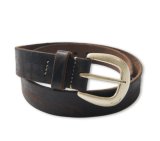 画像: FULLCOUNT Wild Leather Belt / Black