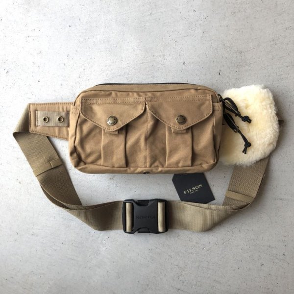 FILSON COMPACT FISHING WAIST PACK / Dark Tan - NEWアメリカン