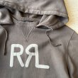 画像2: RRL LOGO 後付けパーカー / Faded Black (2)