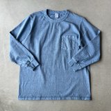 画像:  Velva Sheen Pigment Long Tee / Blue